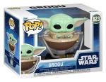 FUNKO POP! Vinyl Figur Star Wars The Mandalorian and Grogu Grogu in Pram 823