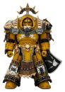 Warhammer Imperial Fists Actionfigur Legion Praetor in Tartaros Terminator Armourwith Power Sword and Vigil Storm Shield 14 cm