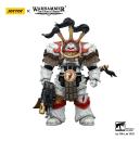 Warhammer 40,000 Actionfigur White Scars Legion Praetor in Cataphractii Terminator Armour with Cyber Hawk Chogorian sword and combi-melta 14 cm