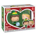 Funko POP Pocket Keychain Vinyl - Der Weihnachtself Buddy und Jovie - 4cm 2 er Pack