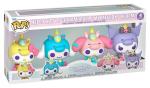 FUNKO POP! Vinyl Figur Sanrio Hello Kitty Cinnamoroll My Melody Kuromi 4er Pack