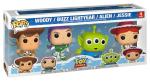 FUNKO POP! Vinyl Figur Toy Story Woody Buzz Lightyear Alien Jessie  4er Pack